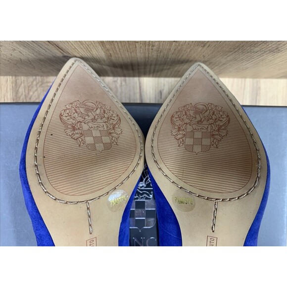 Vince Camuto Women Kain 4” Slip On Point Toe Heels  Pump Mazarine Blue Sz 7.5 M - Picture 13 of 16